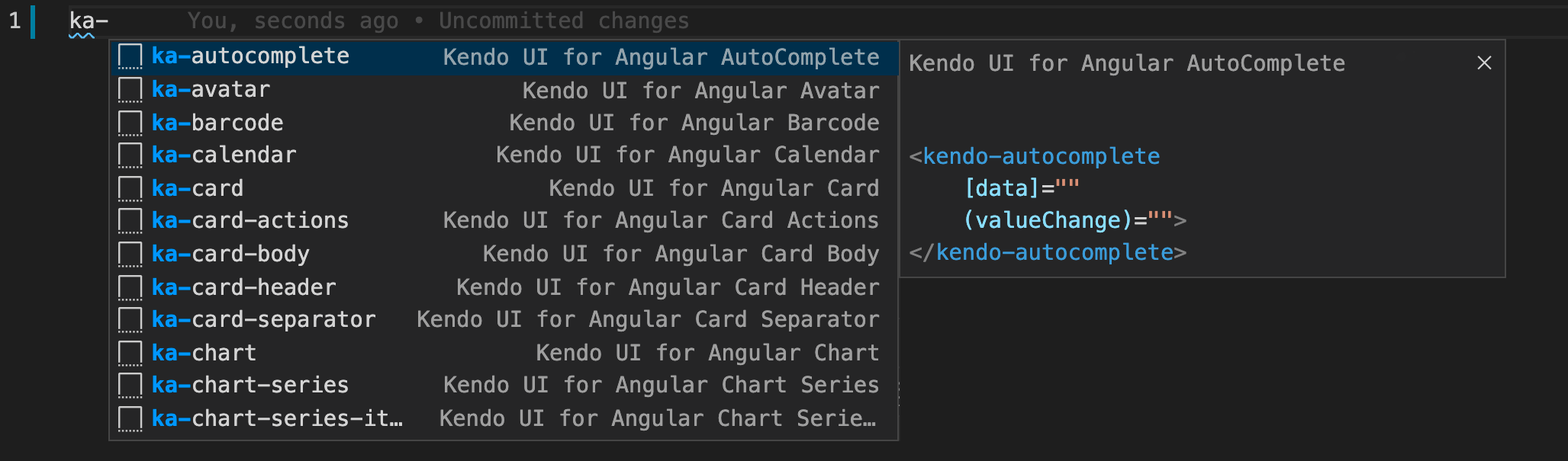 Kendo UI Productivity Tools Visual Studio Marketplace